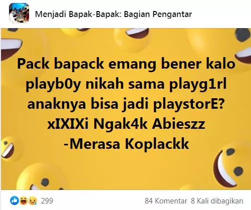 status FB lucu bapak ngomongin cinta © 2020 instagram.com