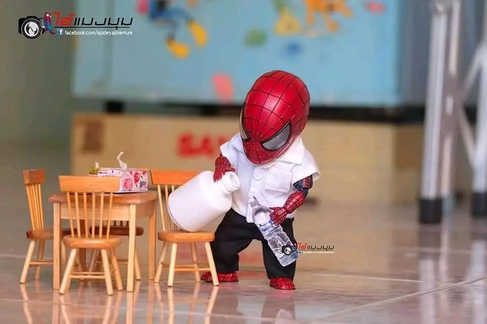 Spider-Man jadi bapak rumah tangga Facebook Spider-Man jadi bapak rumah tangga Facebook