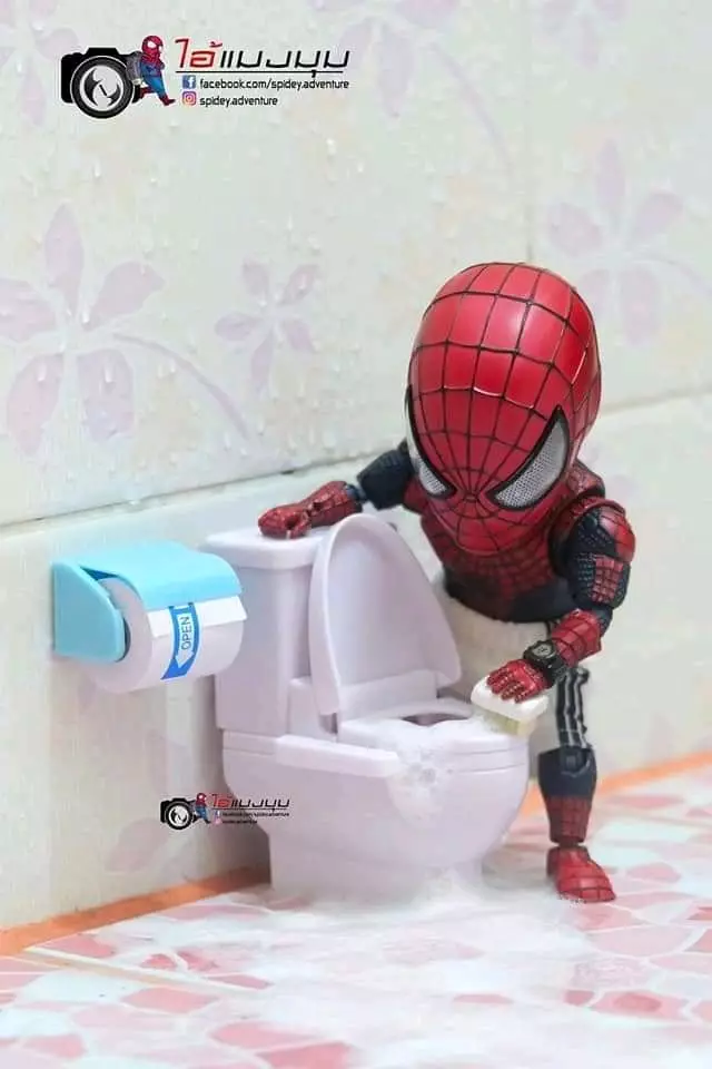 Spider-Man jadi bapak rumah tangga Facebook Spider-Man jadi bapak rumah tangga Facebook