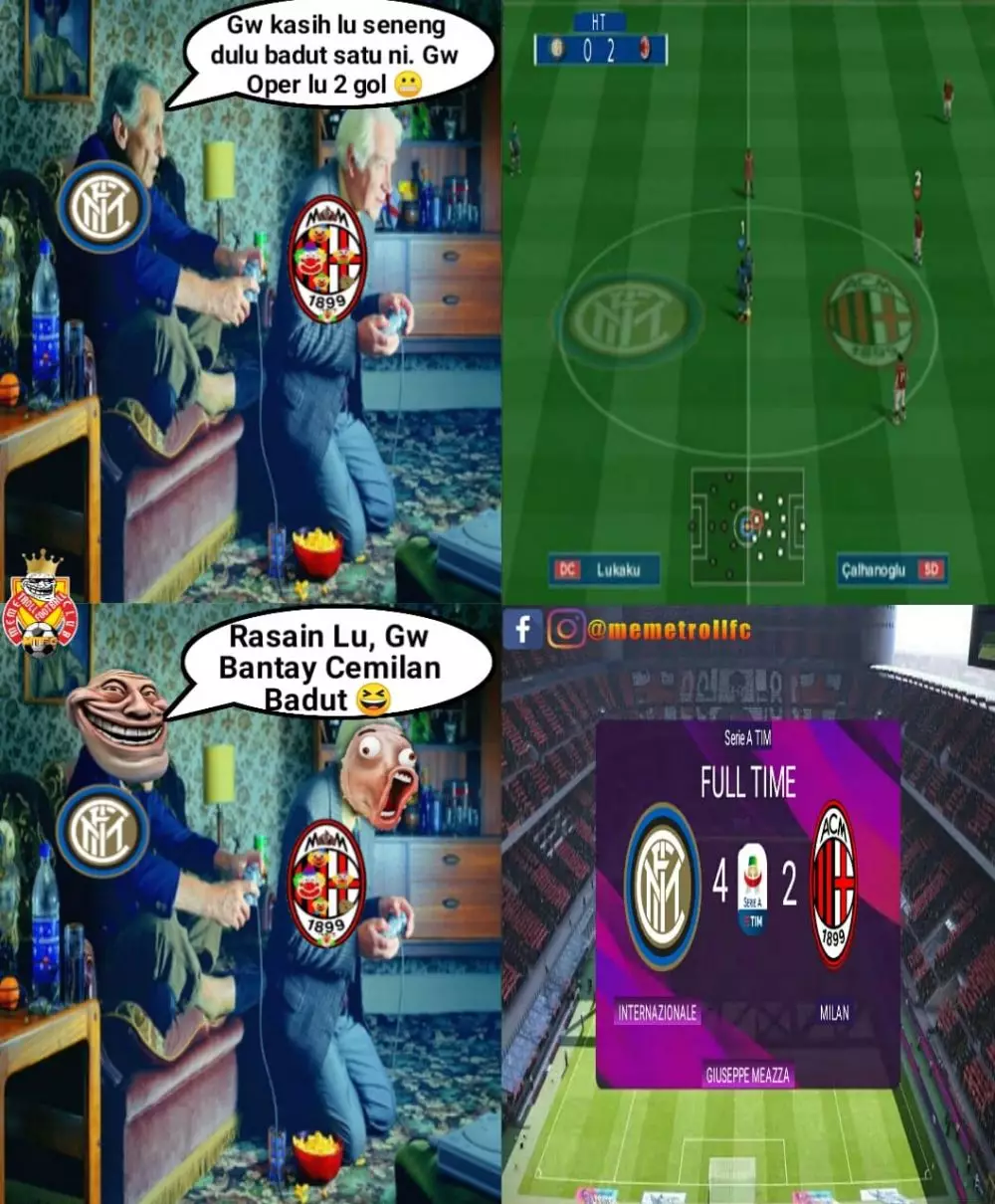 Meme main sepakbola PS Berbagai sumber