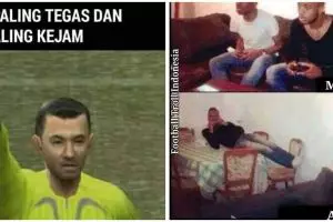 10 Meme main sepak bola di PlayStation, gereget banget