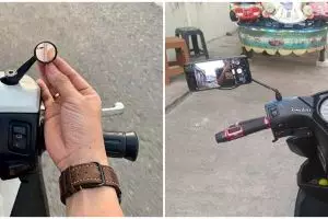 10 Benda nyeleneh dipasang pengendara ini bikin tepuk jidat