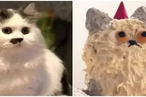 Niatnya bikin bentuk hewan, 9 kue ulang tahun ini hasilnya absurd