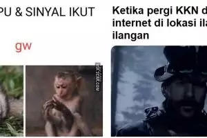 10 Meme sinyal internet di HP ini lemotnya menguji kesabaran