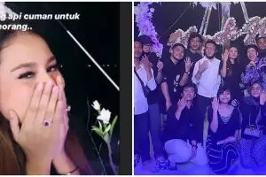 10 Momen kejutan ultah Aurel Hermansyah dari Atta di atas kapal