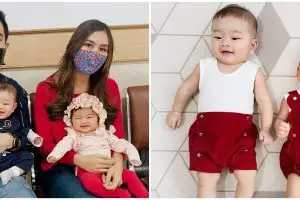 10 Pose ekspresif anak kembar Syahnaz, gemasnya maksimal