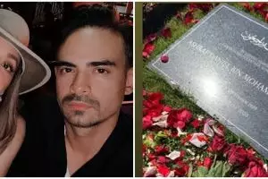 Momen BCL & keluarga ziarah ke makam Ashraf usai 4 bulan absen