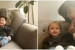 7 Momen pemotretan Paula Verhoeven & Kiano pakai topi bak koboi, gemas