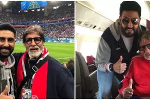 10 Potret Amitabh Bachchan & Abhishek yang jarang tersorot