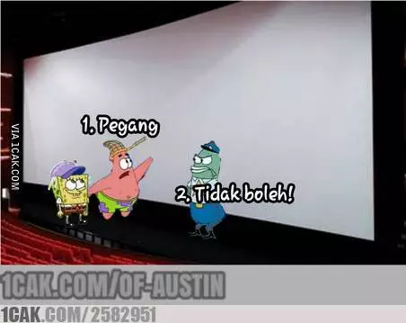 Meme lika-liku kerja di bioskop 1cak.com