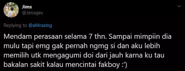 Pengalaman cinta terbucin warganet twitter Pengalaman cinta terbucin warganet twitter