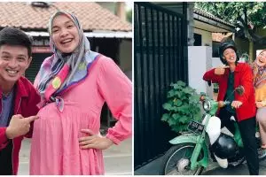 Sempat cuti hamil, ini 7 potret Tika Bravani kembali syuting 'TOP'