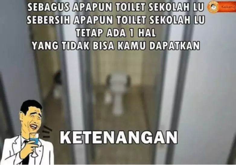 Meme toilet sekolah Berbagai sumber