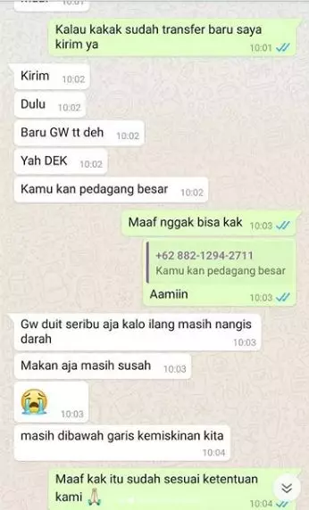 chat absurd olshop berbagai sumber