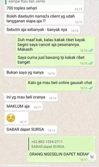 chat absurd olshop berbagai sumber