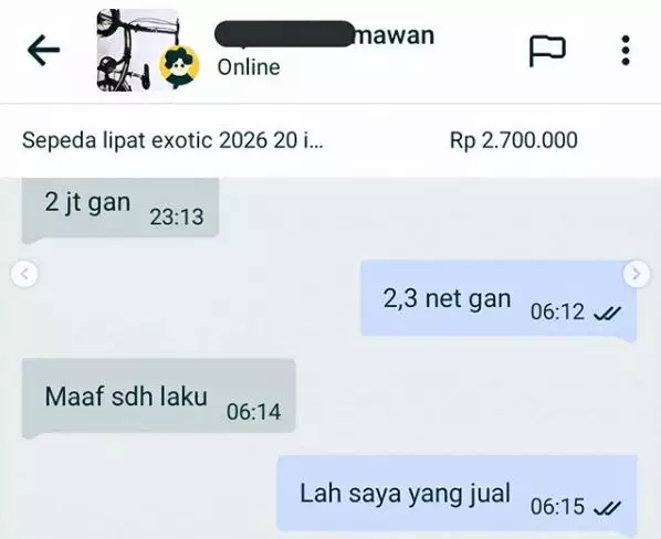 chat absurd olshop berbagai sumber