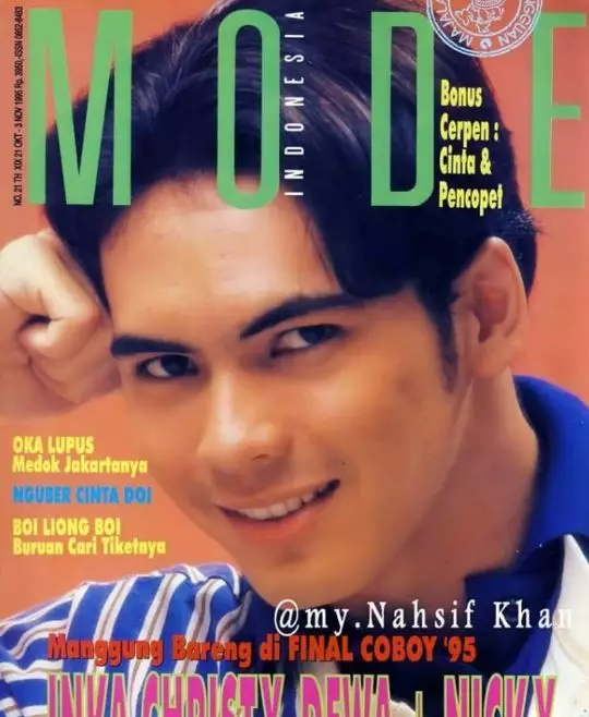 Atalarik Syach cover boy Instagram