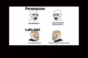 10 Meme beda cewek & cowok ketika memuji ini kocaknya nampol abis