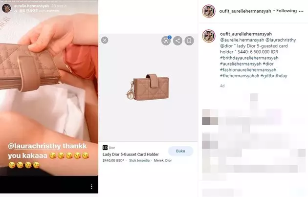 Hadiah mewah Aurel © 2020 brilio.net