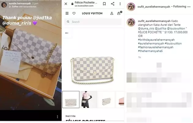 Hadiah mewah Aurel © 2020 brilio.net