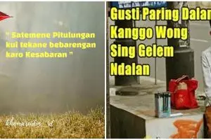 40 Kata-kata bijak sabar bahasa Jawa, penuh makna mendalam