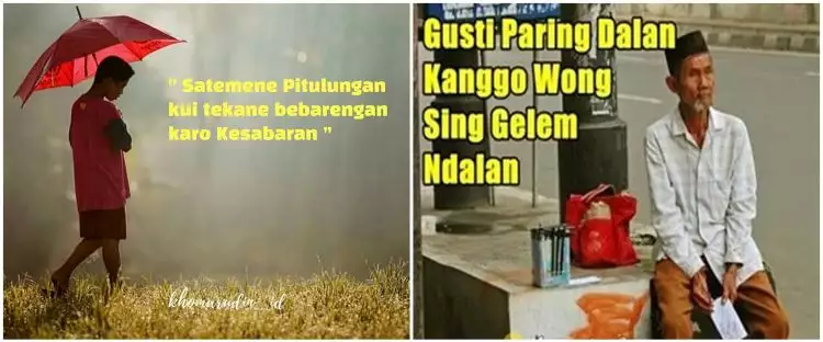 40 Kata-kata bijak sabar bahasa Jawa, penuh makna mendalam