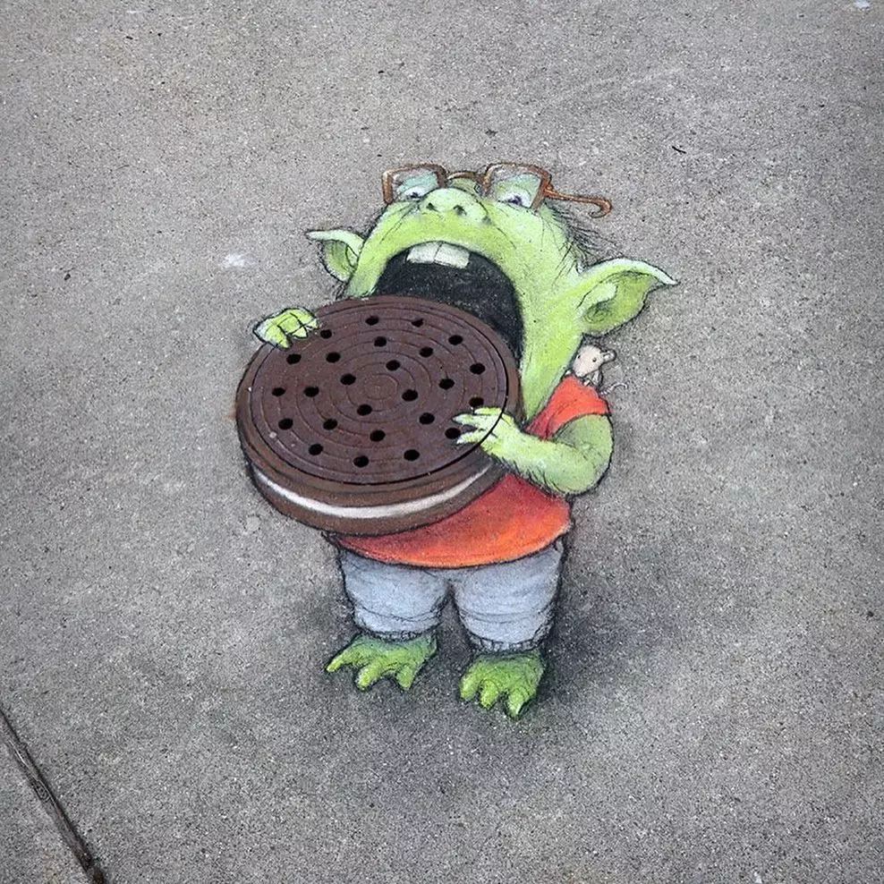 Benda jalanan jadi seni Instagram/@davidzinn