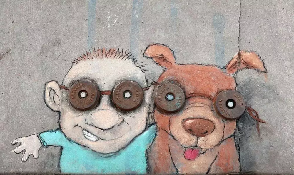 Benda jalanan jadi seni Instagram/@davidzinn