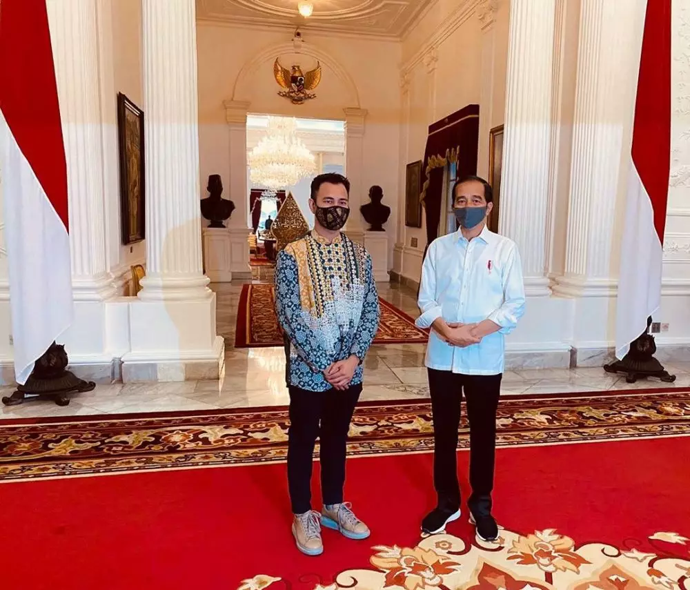Raffi Ahmad ketemu Presiden Jokowi di Istana Instagram Raffi Ahmad ketemu Presiden Jokowi di Istana Instagram