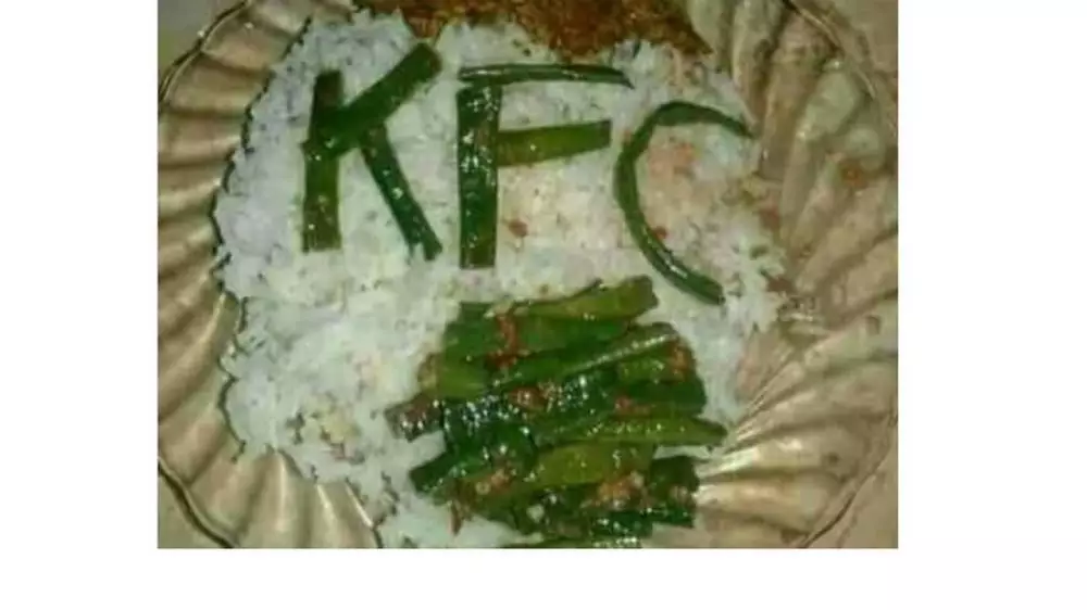 Potret makanan huruf Berbagai sumber