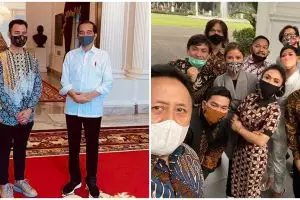 Momen 11 seleb diundang Jokowi, diminta kampanye protokol Covid-19