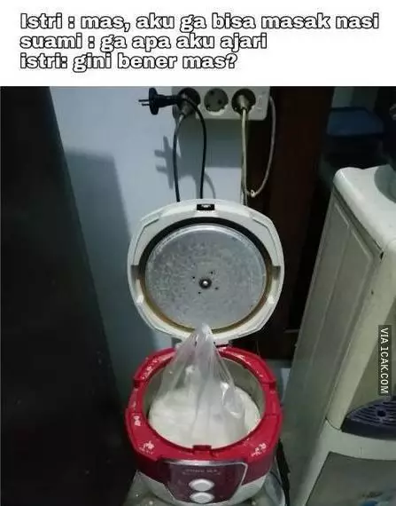kelakuan lucu masak nasi berbagai sumber kelakuan lucu masak nasi berbagai sumber
