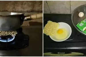 8 Potret cara absurd memasak mi instan ini bikin tepuk jidat