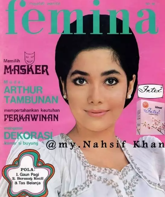 Widyawati model sampul Instagram