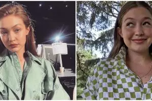 7 Potret Gigi Hadid tunjukkan perut buncitnya, bikin heboh