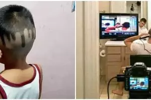 10 Momen lucu potong rambut ini bikin pengen ketawa