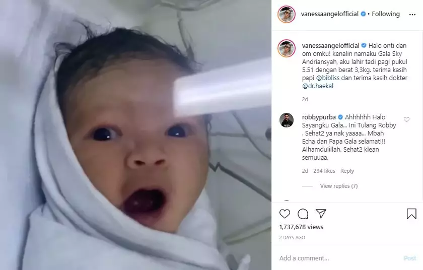 Vanessa Angel ingin tambah anak © 2020 brilio.net