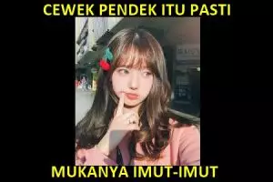 8 Meme cewek bertubuh pendek ini bikin nggak minder