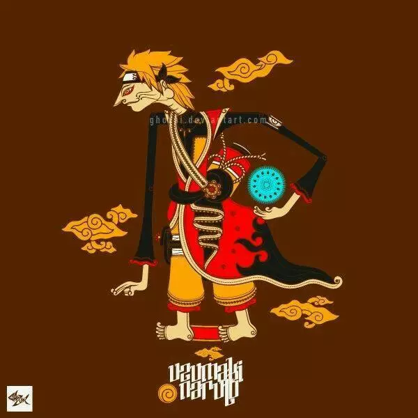 Naruto versi wayang ghozai.deviantart.com