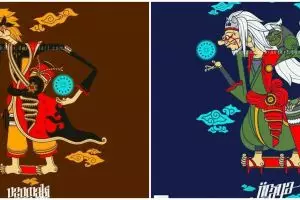 7 Karakter anime Naruto versi wayang, keren banget