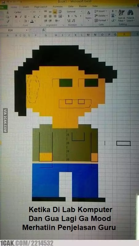 Meme pelajaran komputer 1cak.com