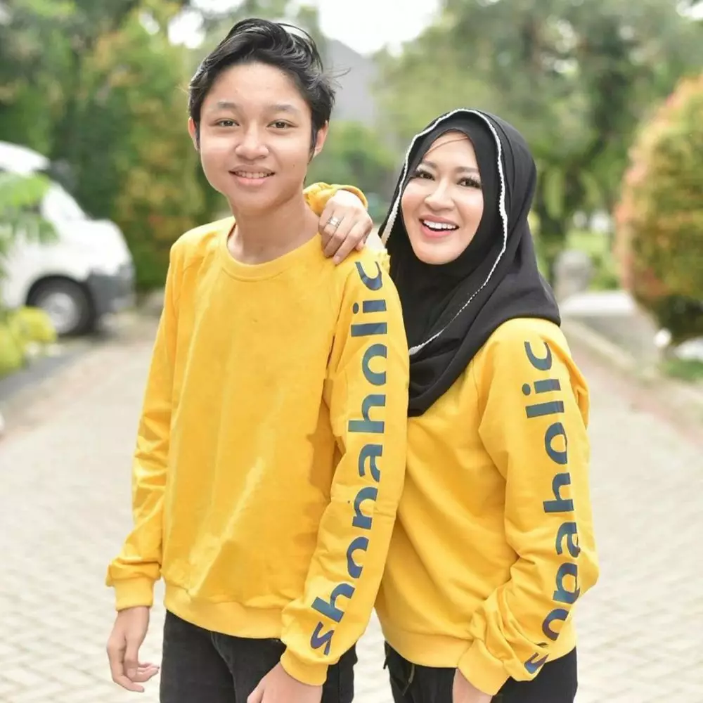 Keisha Alvaro dan ibunya © 2020 brilio.net