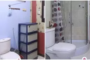 Potret kamar mandi di dalam kost ini antimainstream, bikin tepuk jidat