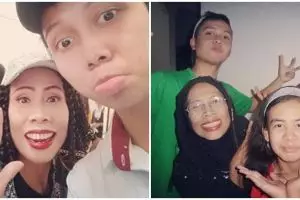 5 Potret Omas bareng ketiga anaknya, penuh kenangan