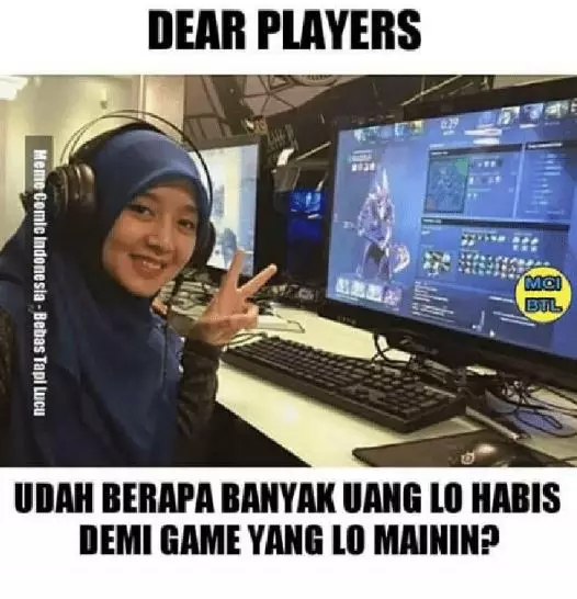 gamers candu sindir berbagai sumber