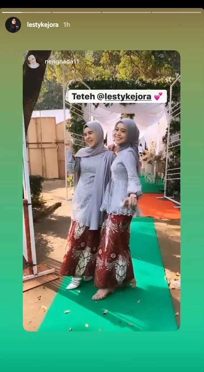 Lesty Kejora di nikahan Rizki Instagram Lesty Kejora di nikahan Rizki Instagram