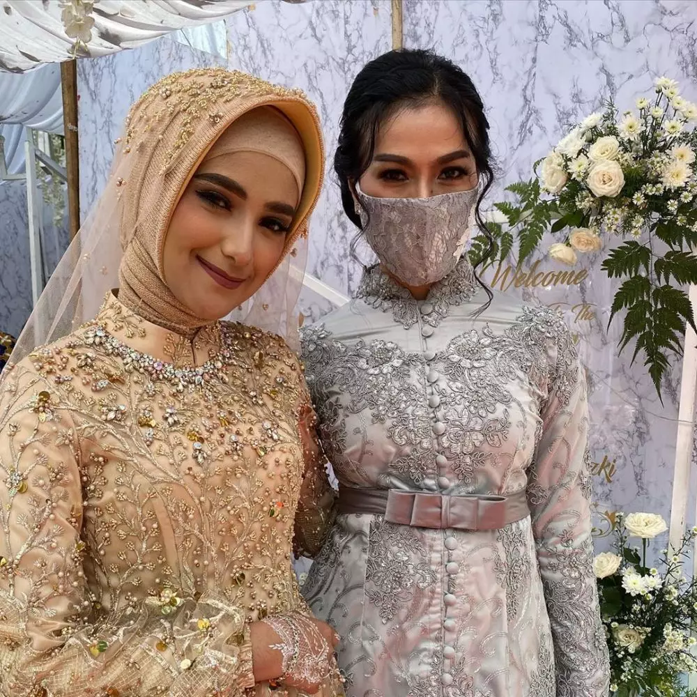 seleb hadiri pernikahan Rizki © 2020 brilio.net 