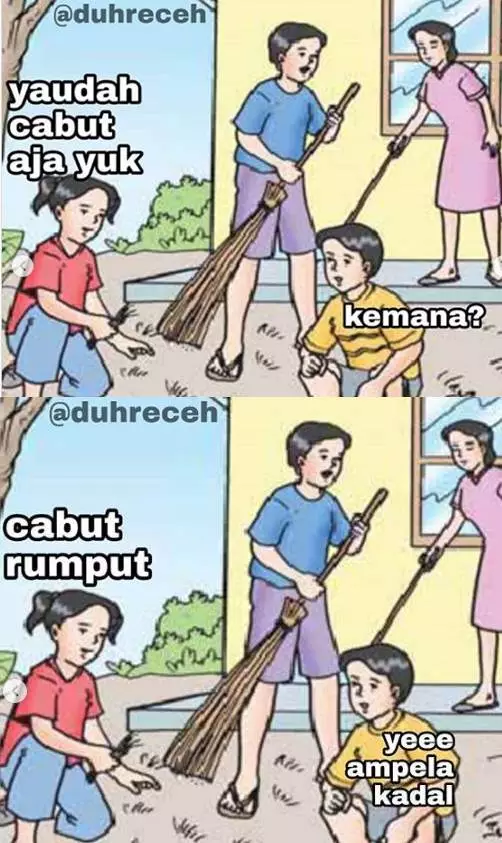 10 Meme kartun buku anak-anak istimewa