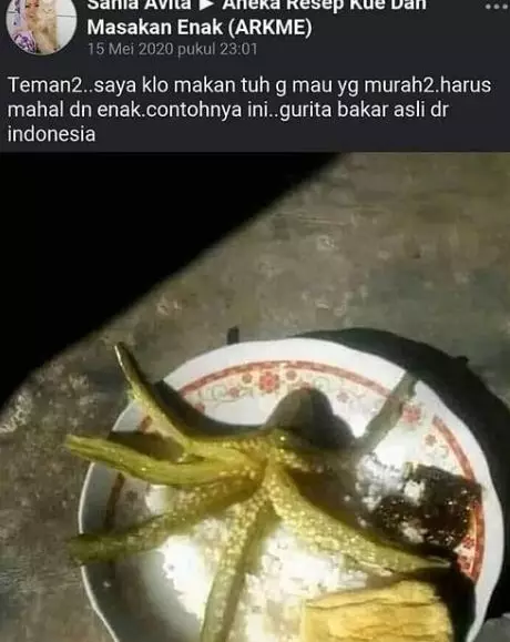 10 Isi piring makan kocak istimewa