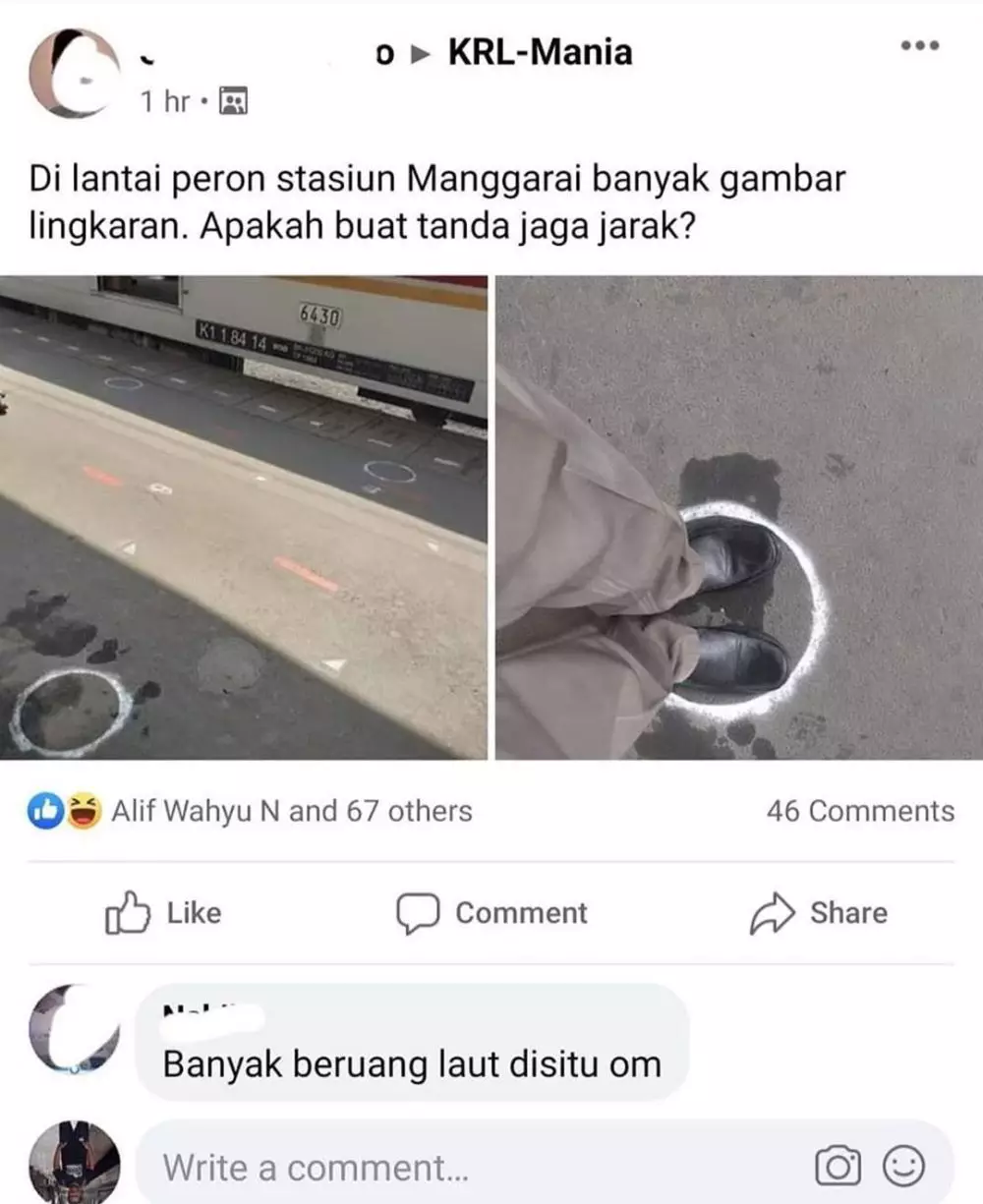 momen lucu tanya di FB © 2020 instagram.com